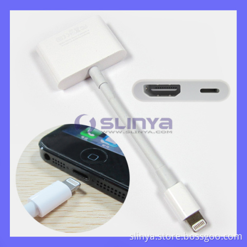 30 Pin to 8pin Converter Signal Transport for iPhone 5 Date Cable